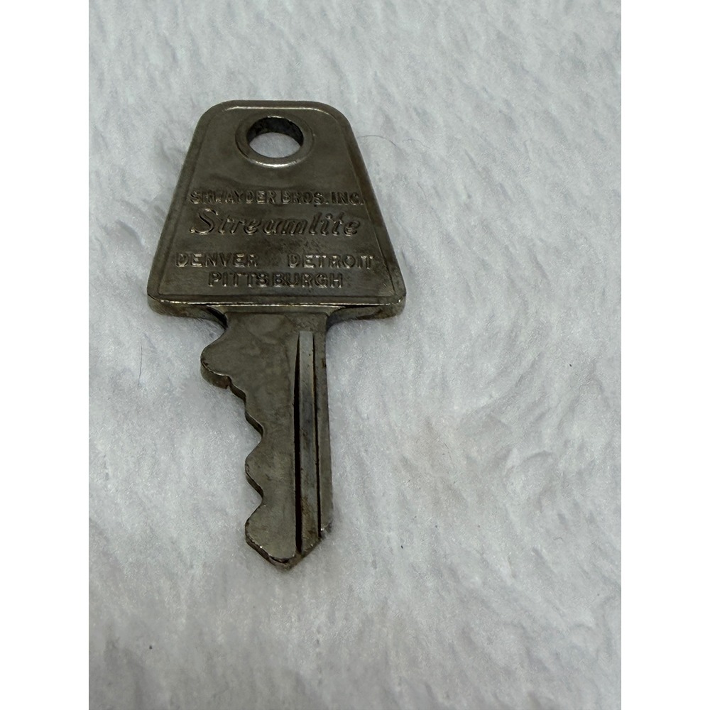 Vintage Samsonite Streamlite 96 Luggage Key Silver Metal Replacement Made in USA